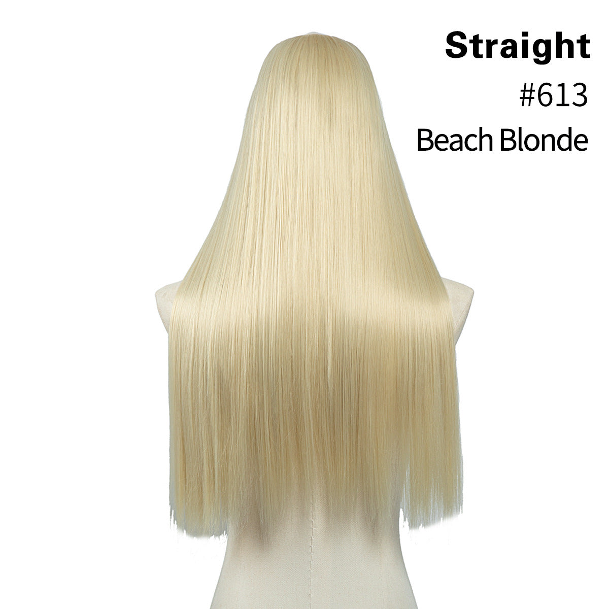 Female Chemical Fiber Simulation U-shaped Half Headgear Seamless Wig