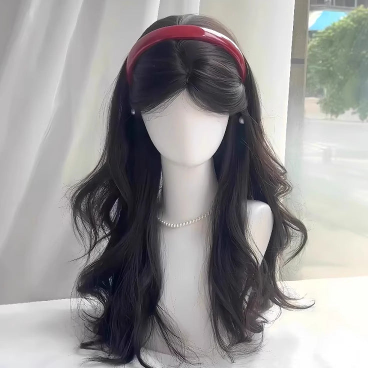 Can Be Praised Daily Cold Brown Wig Long Curls
