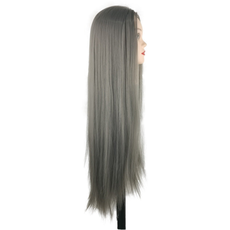 Model Head Braided Hair Practice Mannequin Hairdressing Cutting Other Wig