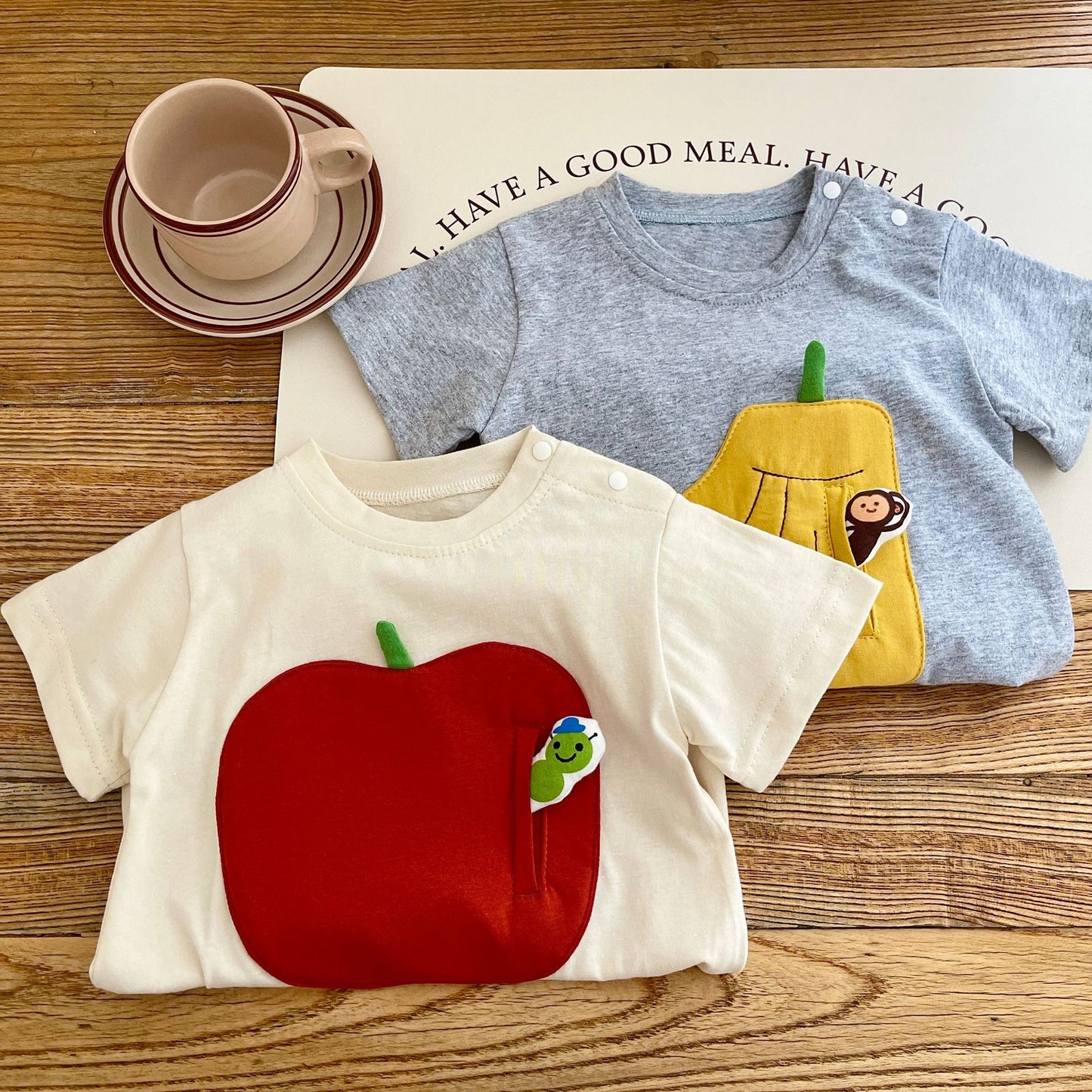 Patch Jumpsuit Summer Boys Korean Style Fruit Clothes For Babies Jumpsuit, Climbing Suit