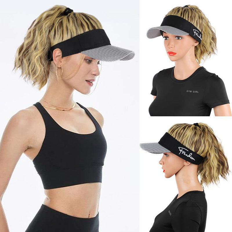 Women's Wool Curly Hair Chemical Fiber Baseball Other Wig