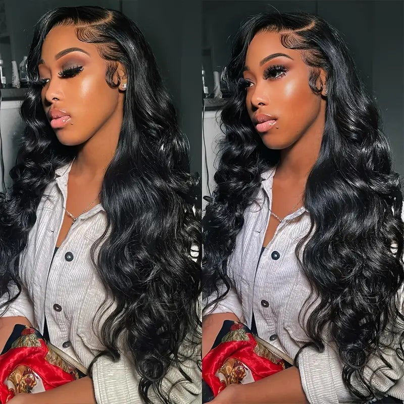 Front Lace Partial Big Wave Curly Hair Wig Long Curls