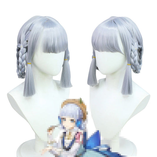 God Skin Flower Letter Bangs Simulation Scalp Cos Wig