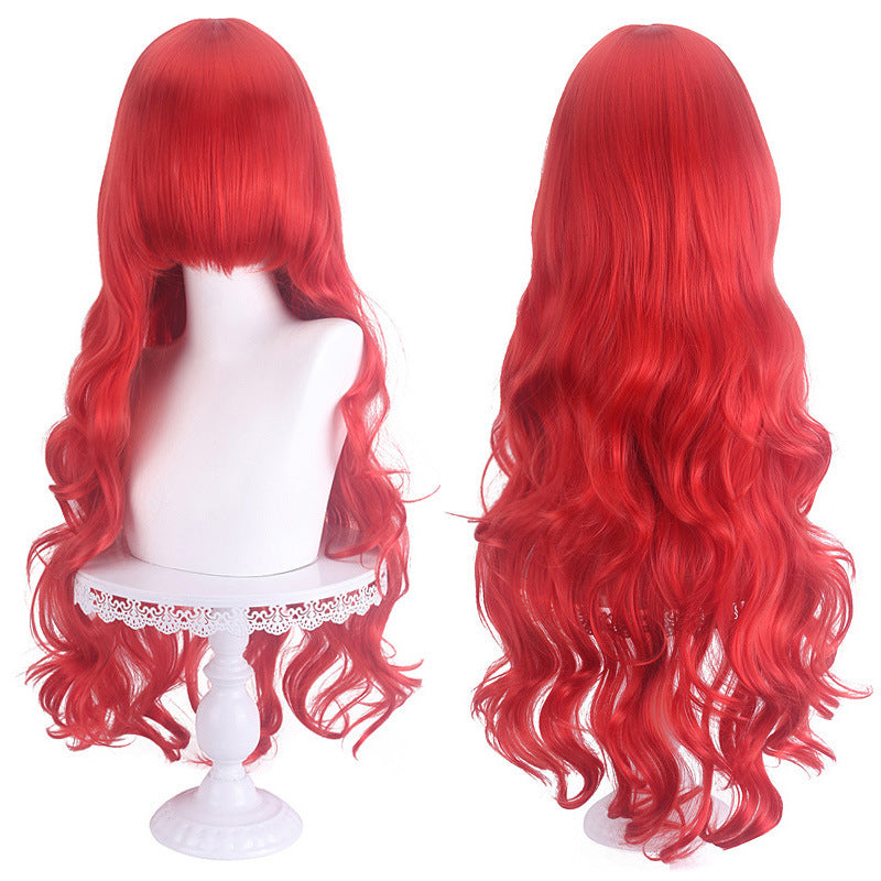 Curly Hair Universal High Quality Thickened Airy Curl Head Cover Cos Wig