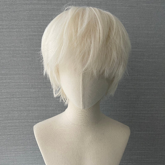 Men's Hair Differential Broken Cover Platinum Natural Fluffy Boys Men's Wig