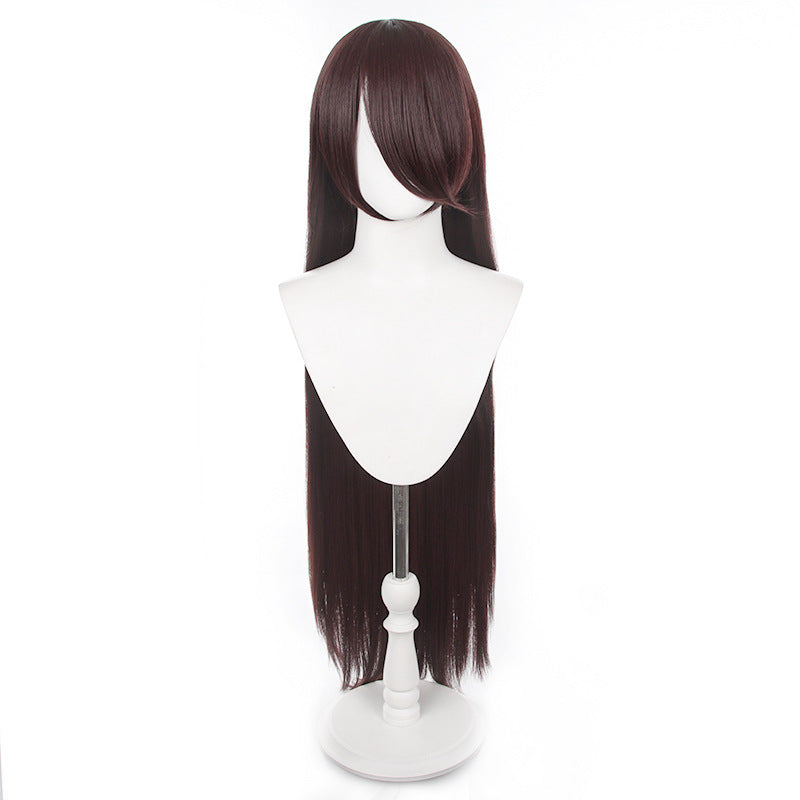 Universal Anime Long Straight Hair Mao Style Fiber Cos Wig