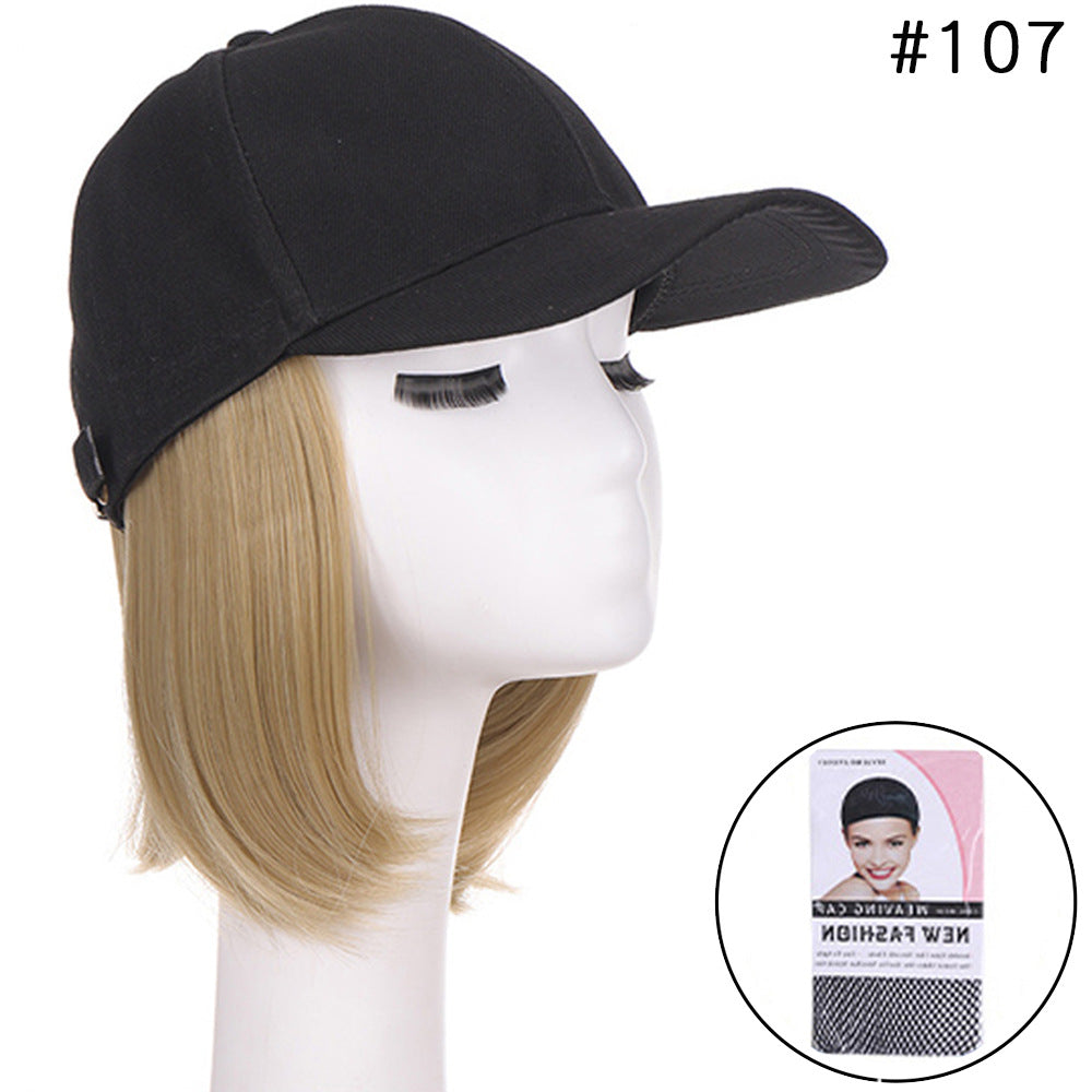 Women's Hat Short Hair One-piece Peaked Cap Summer Other Wig