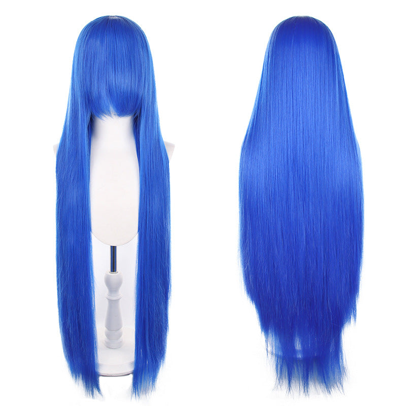 Mao Style Universal Scalp Head Long Bangs Cos Wig
