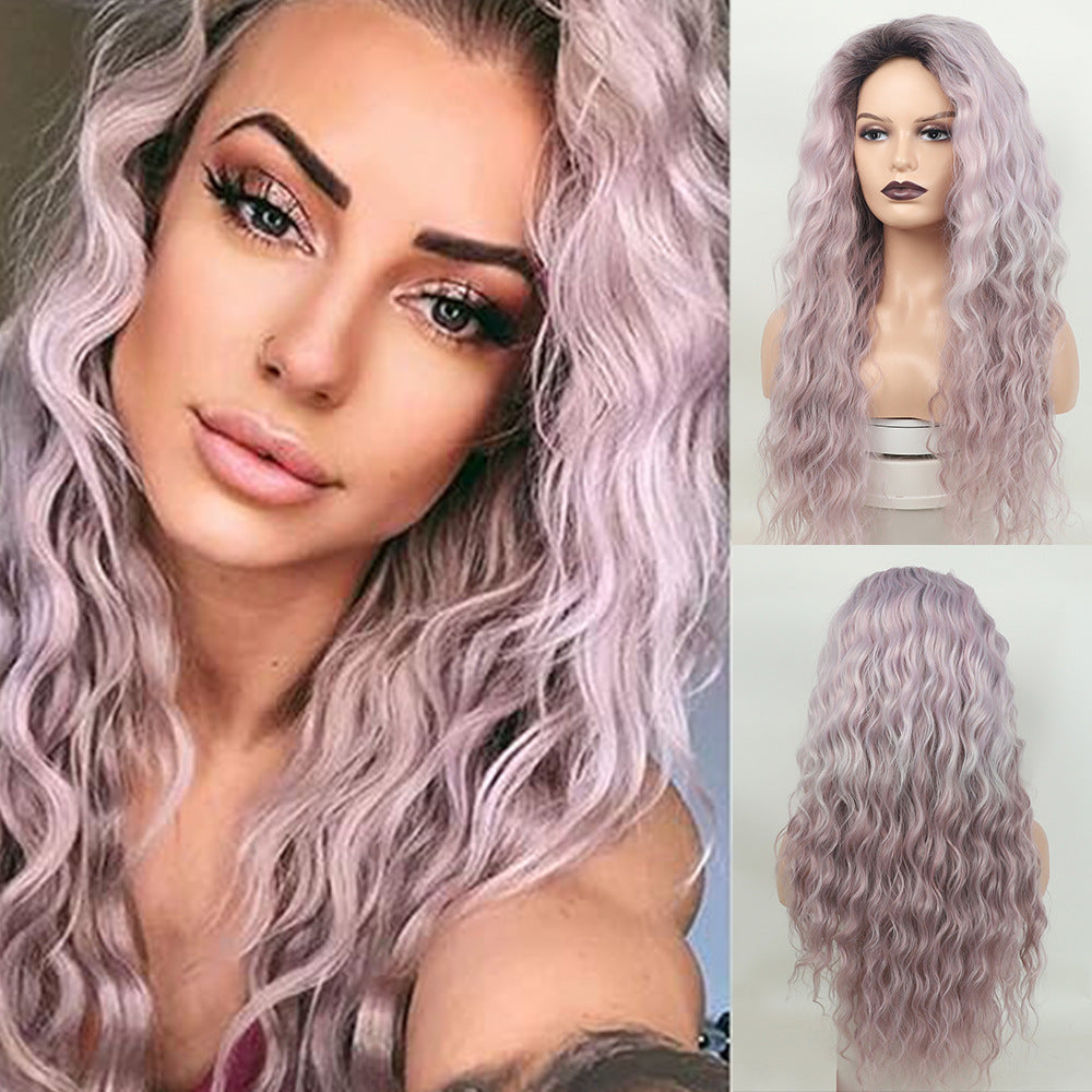 Female Curly Hair Fashion Fluffy Chemical Wig Long Curls