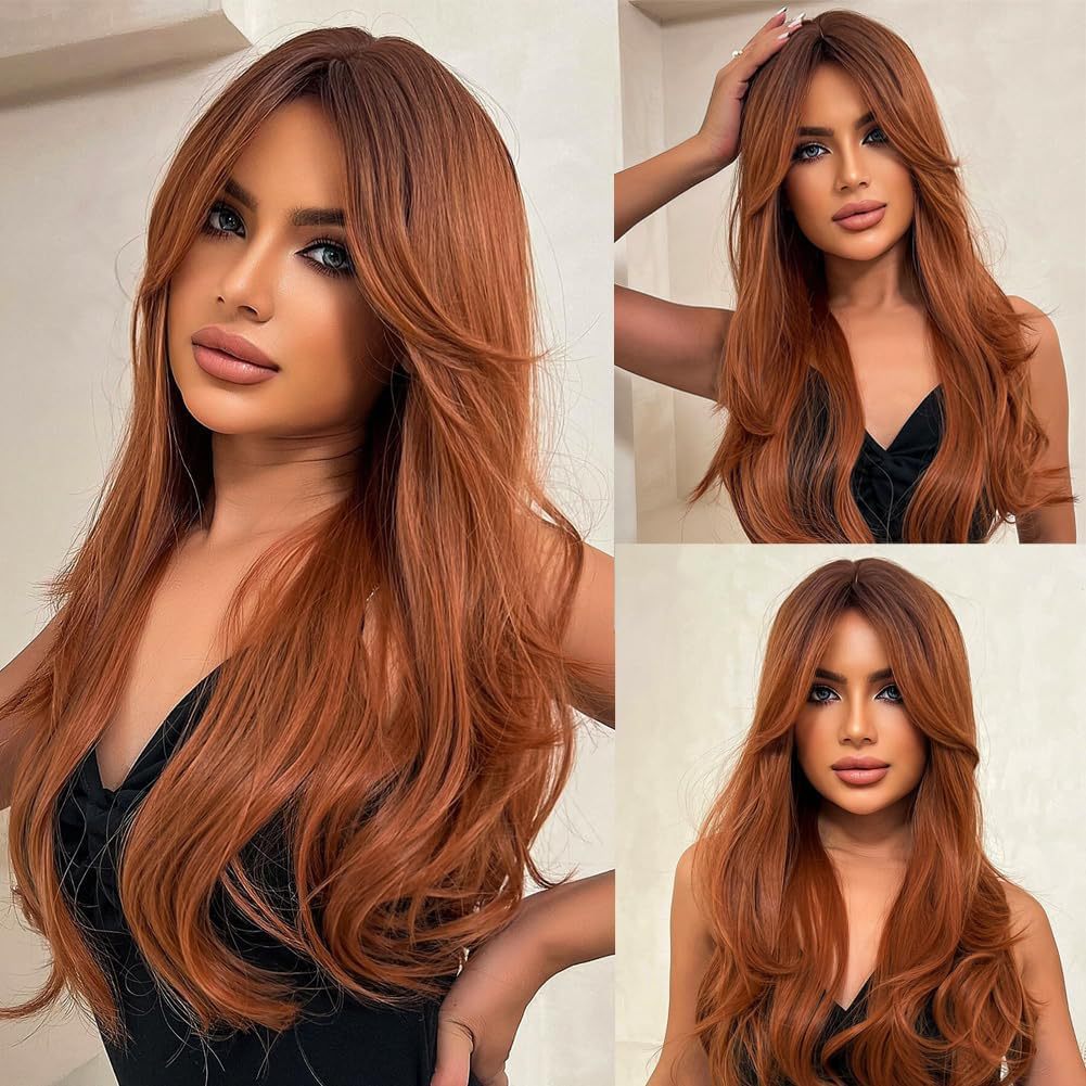 Rose Net Head Cover Chemical Fiber Curly Hair Side Wig Long Curls