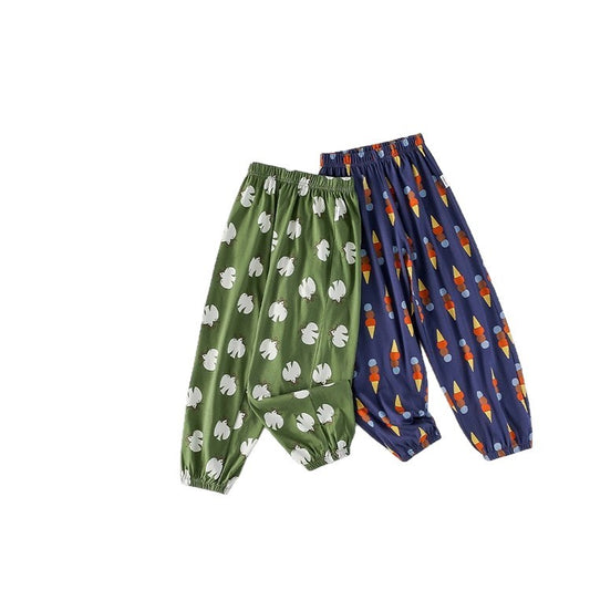 Children's Three Cotton Hall Clothing Summer Casual Children's Pants