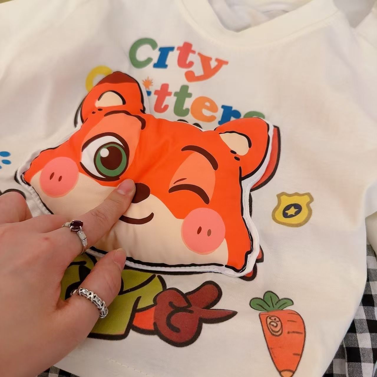 Children's Korean Boys Western Style Cute Loose Casual Children's T-shirt