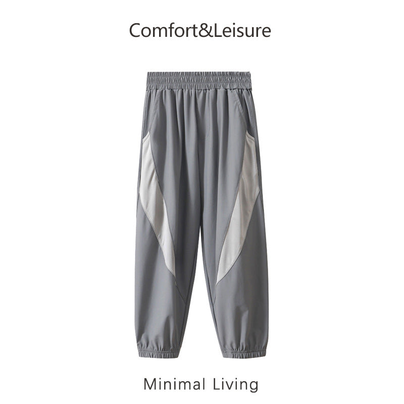 Children's Summer Thin Breathable Ice Silk Leggings Anti Children's Pants