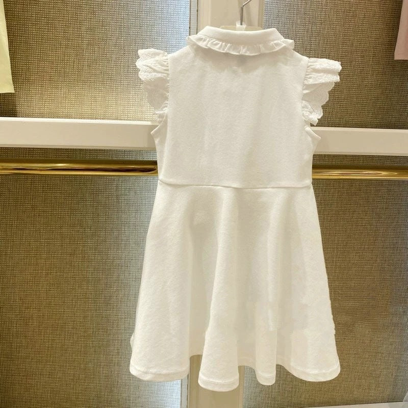 Class Summer Korean Style Little Bear Soft Breathable Children's Dress