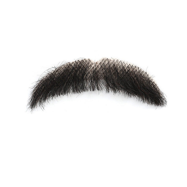 Men's Film Television Makeup Beard Props Real Human Hair Simulation Tin Other Wig