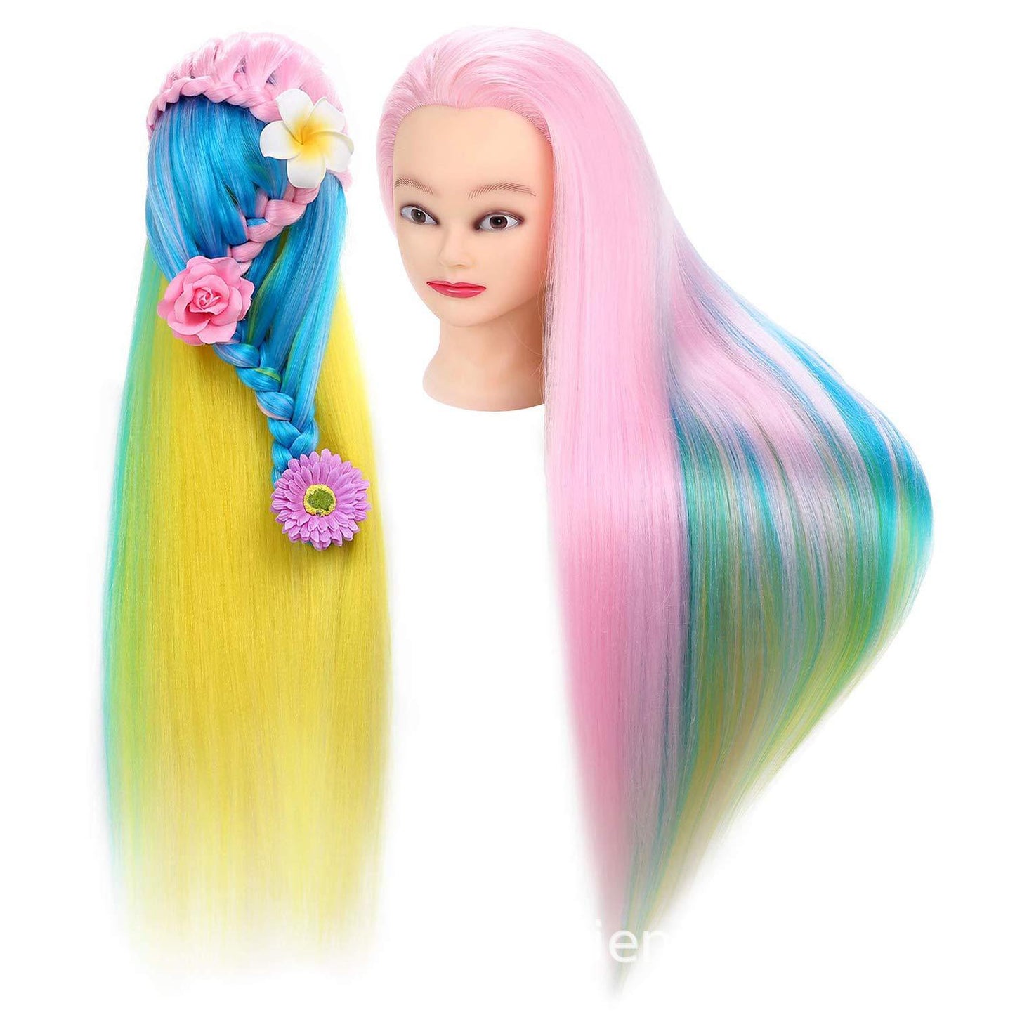 Color Practice Braided Hair Makeup Doll Other Wig