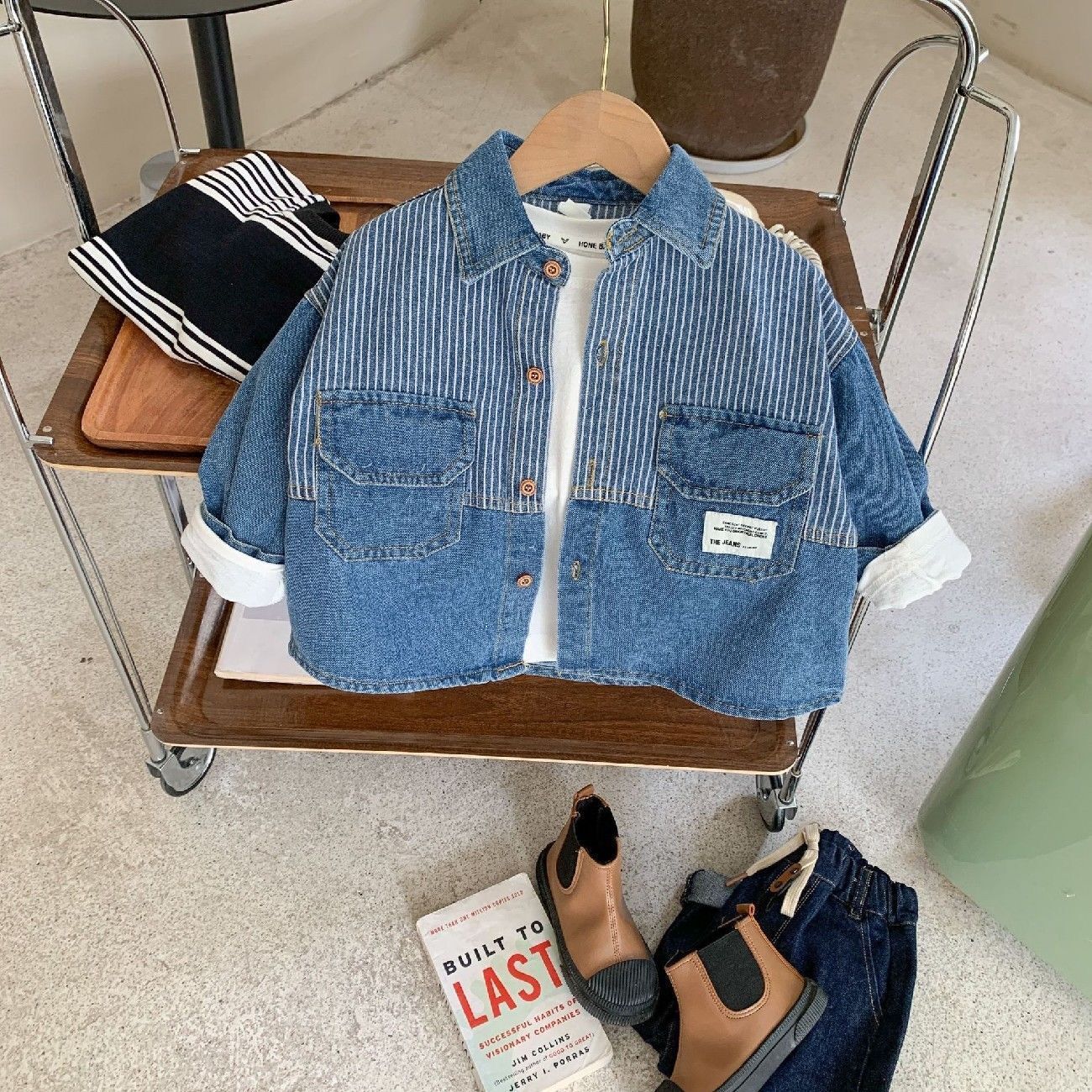 Children's Jacket Toddler Fashionable Clothes Outdoor Wear Korean Children's Shirt