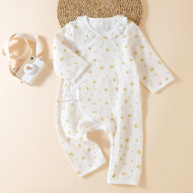 Class Antibacterial Born Cotton Gauze Jumpsuit Jumpsuit, Climbing Suit