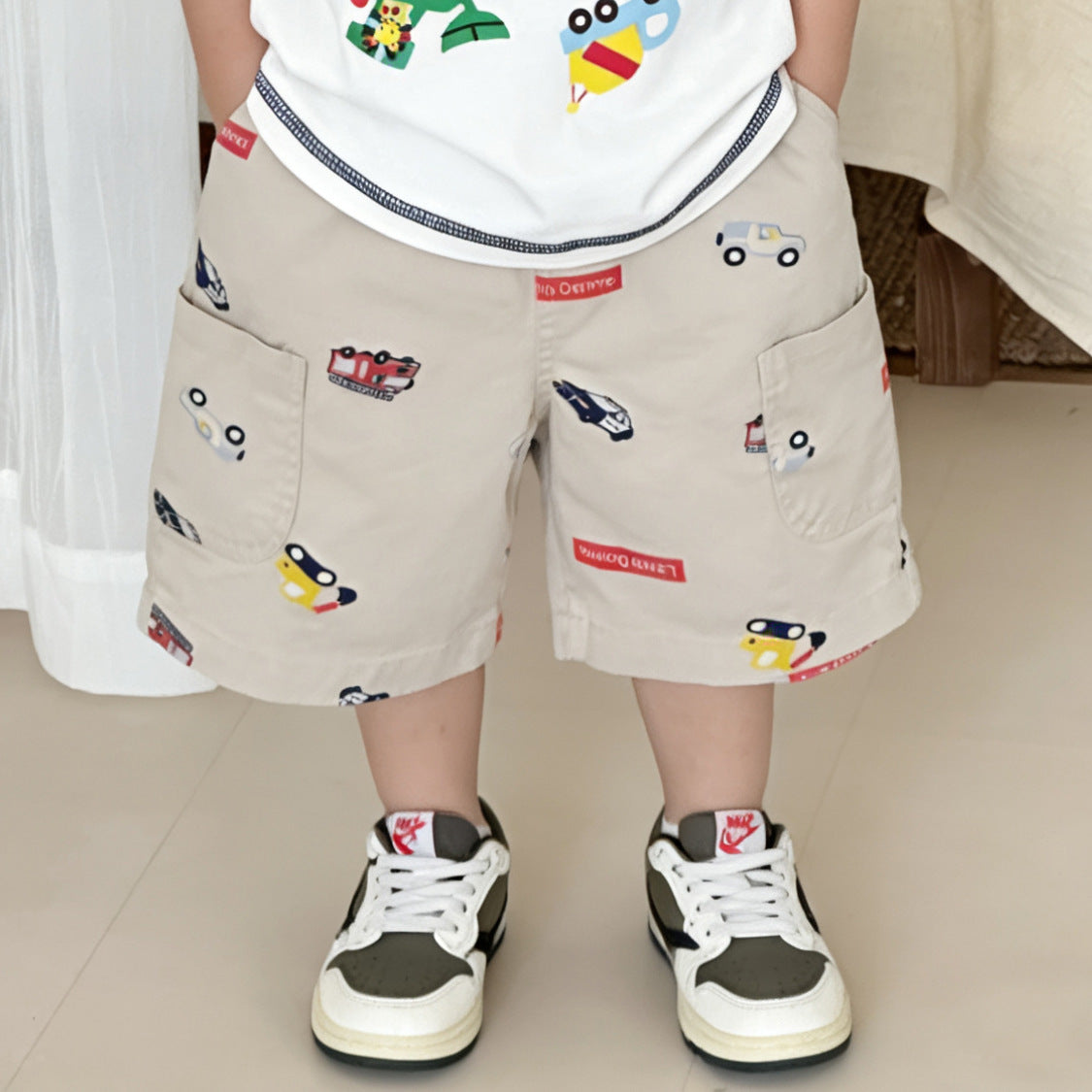 Children's Shorts Summer Cartoon Printed Boy Clothing Children's Pants
