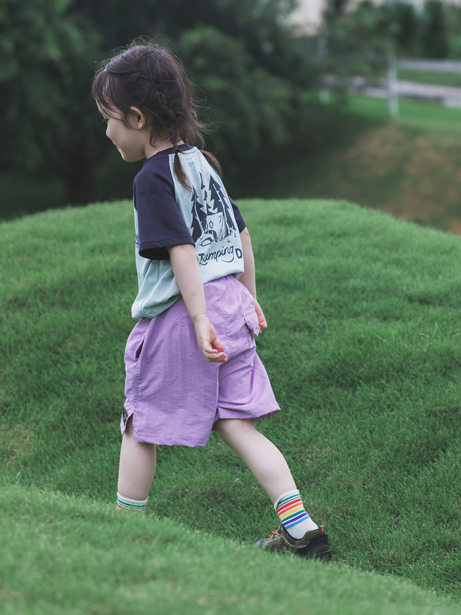 Children's Shorts Summer Outdoor Sports Dopamine Lightweight Children's Pants
