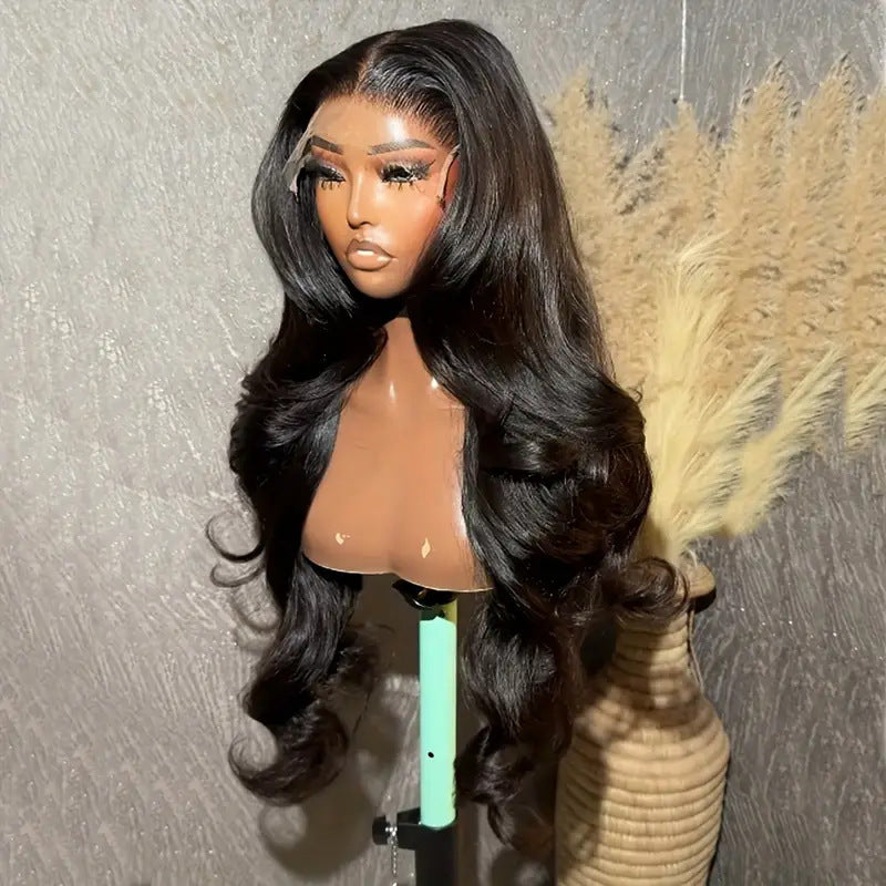 Medium Large Wave Curly Hair Front Wig Long Curls