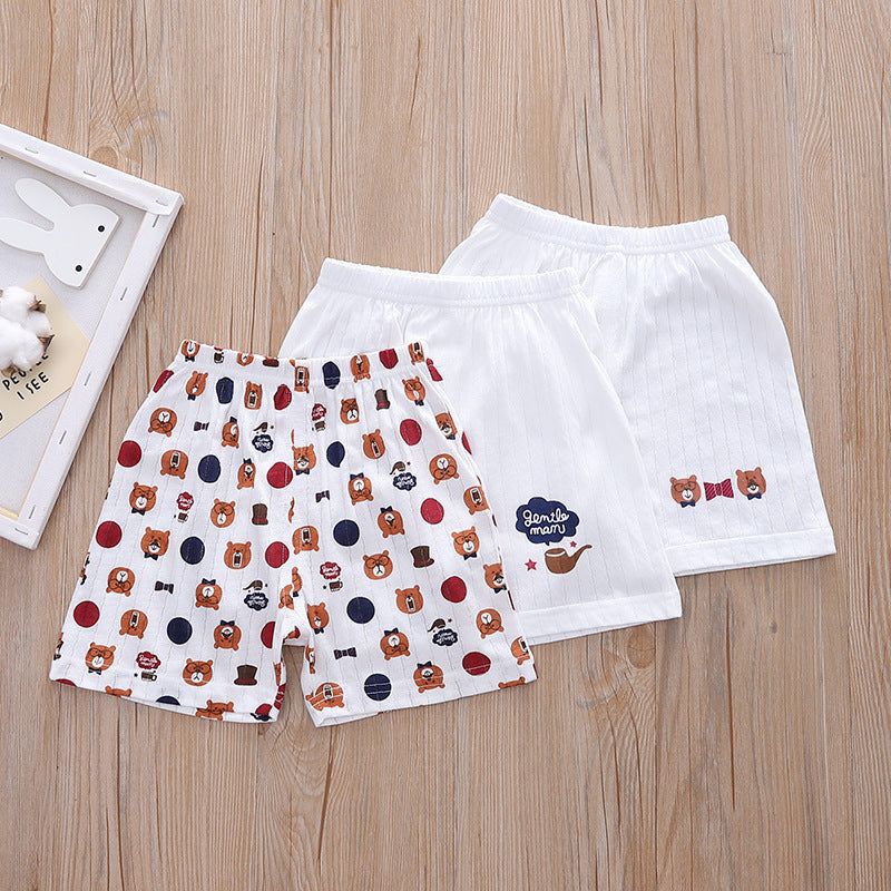 Distribution Jacquard Knit Breathable Bottoming Home Boys Vest Short Sleeve Children's T-shirt