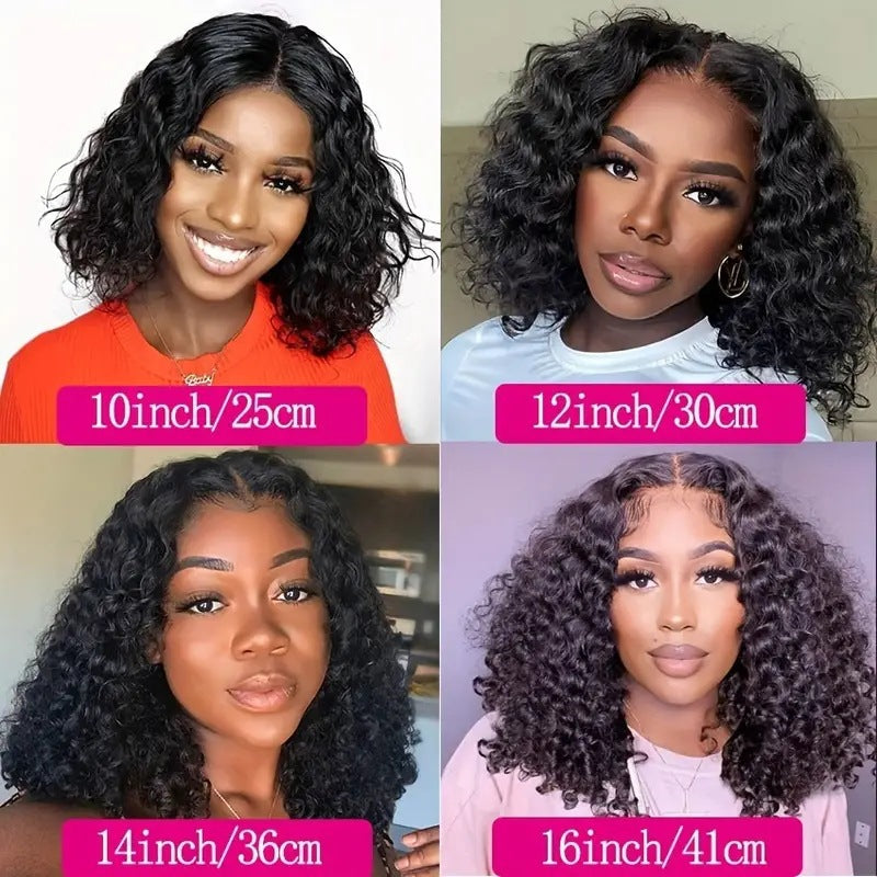 Volume Front Lace African Head Cover Fluffy Wig Long Curls