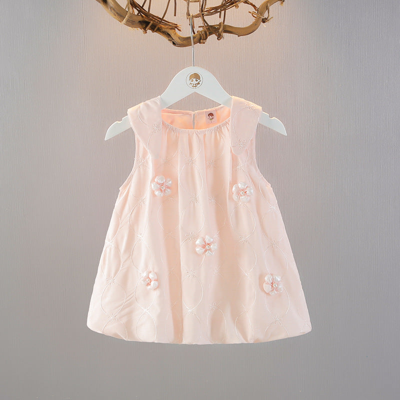 Summer Little Fashionable Vest Princess Skirt Children's Dress