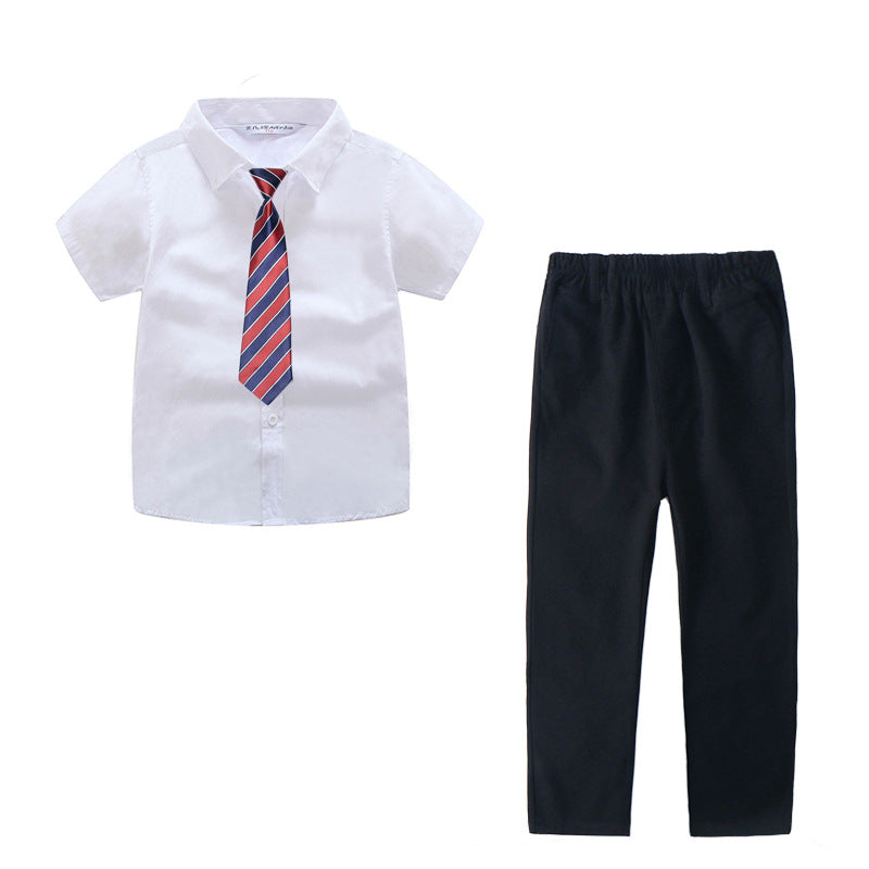 Children's Uniform Primary Secondary School Suit Boys Khaki Thick Dark Children's Pants