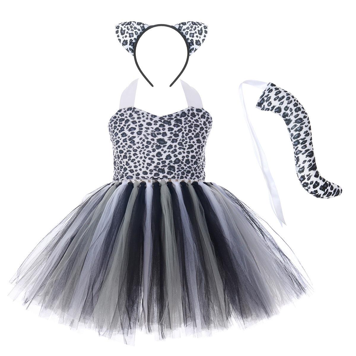 Forest Tiger Elk Leopard Cow Performance Costumes Animal Party Children's Dress