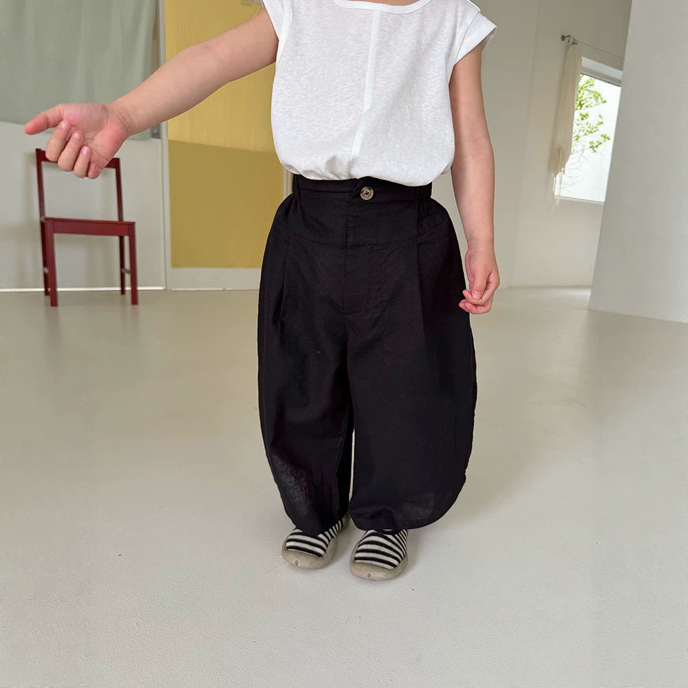 Children's Clothing Summer Korean Style Boys Imitation Children's Pants