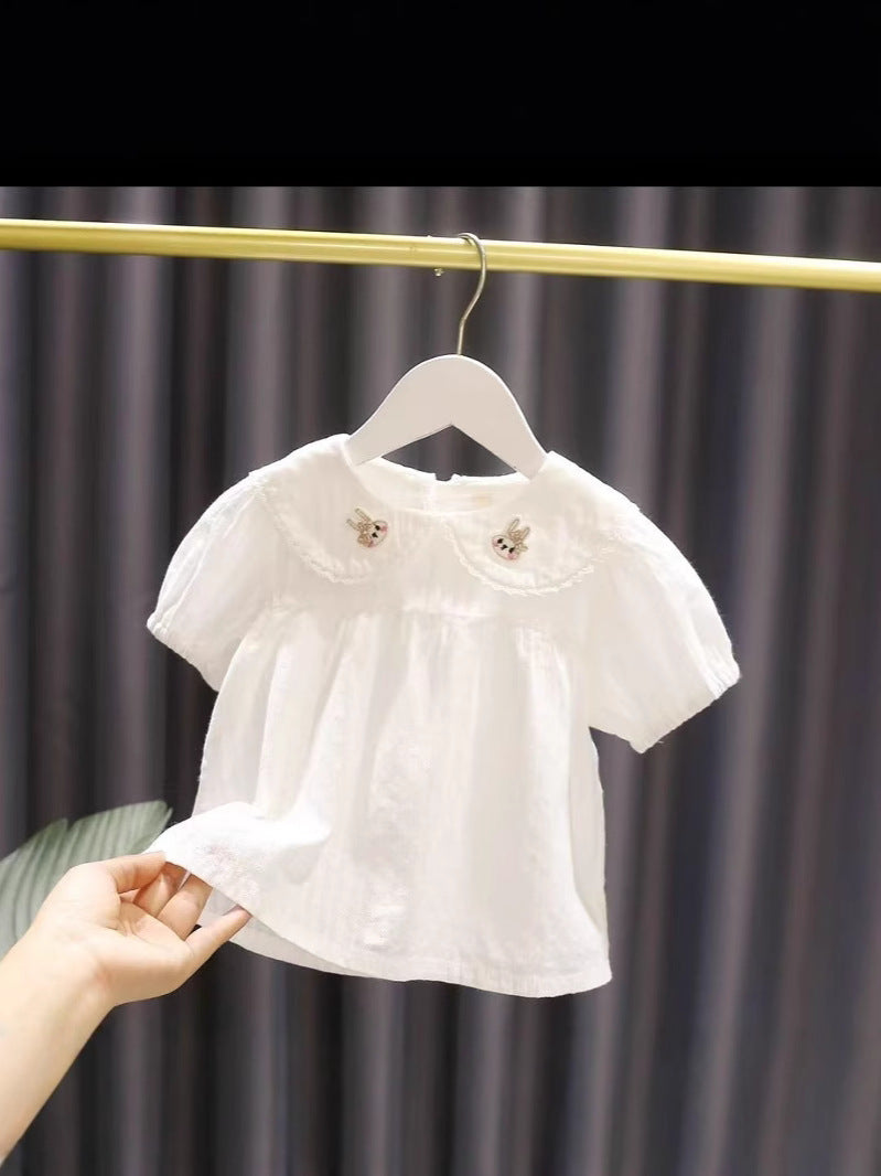 High-grade Jacquard For Summer Thin Breathable Children's Shirt