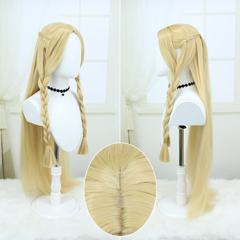 Maze Rice Lucille Artificial Scalp Hair Cos Wig
