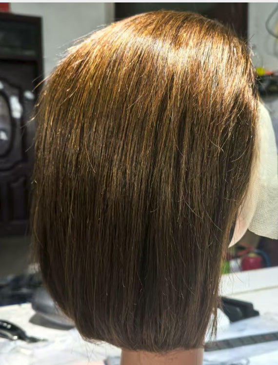 Human Female Big Scalp Full Top Real Hair Wig