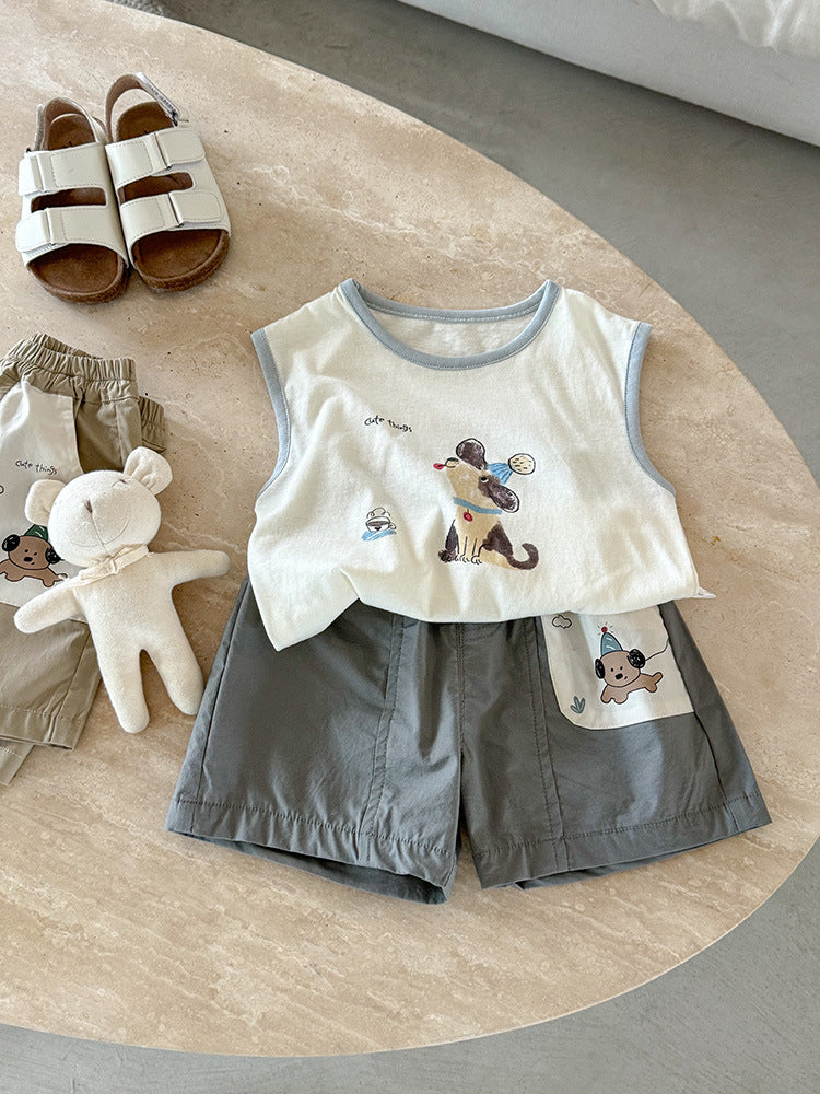 Children's Shorts Summer Thin Boy Clothing Outerwear Children's Pants