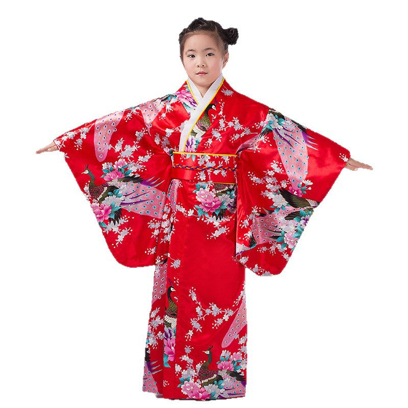 Women's & Children's Clothing Performance Printing Bathrobe Nightgown Primary Children's Suit