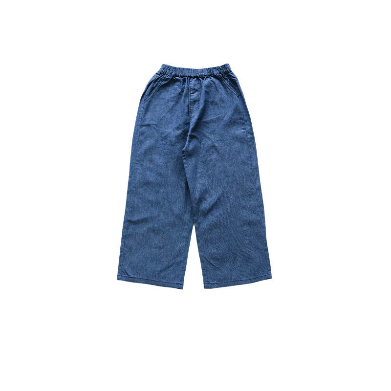 Men's & Children's Short Sleeve Summer Middle Big Casual Comfortable Half Children's T-shirt