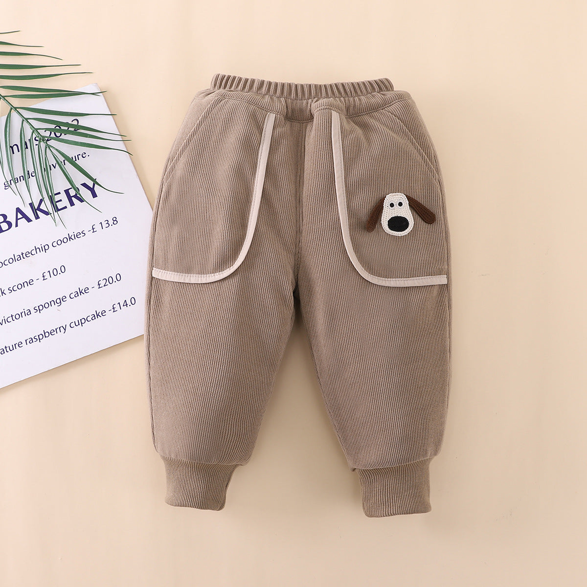 Cotton For Outer Wear Fleece Padded Winter One To Get Children's Pants