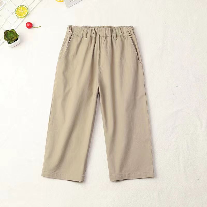 Children's Shorts Summer Thin Boys Casual Points Pirate Primary School Khaki Children's Pants