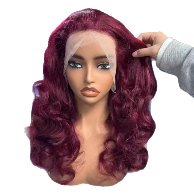 Classy Loose Wave Frontal Bouncy Human Real Hair Wig