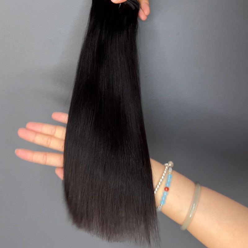 Vietnam Strip Of Human Weft Full Real Hair Wig