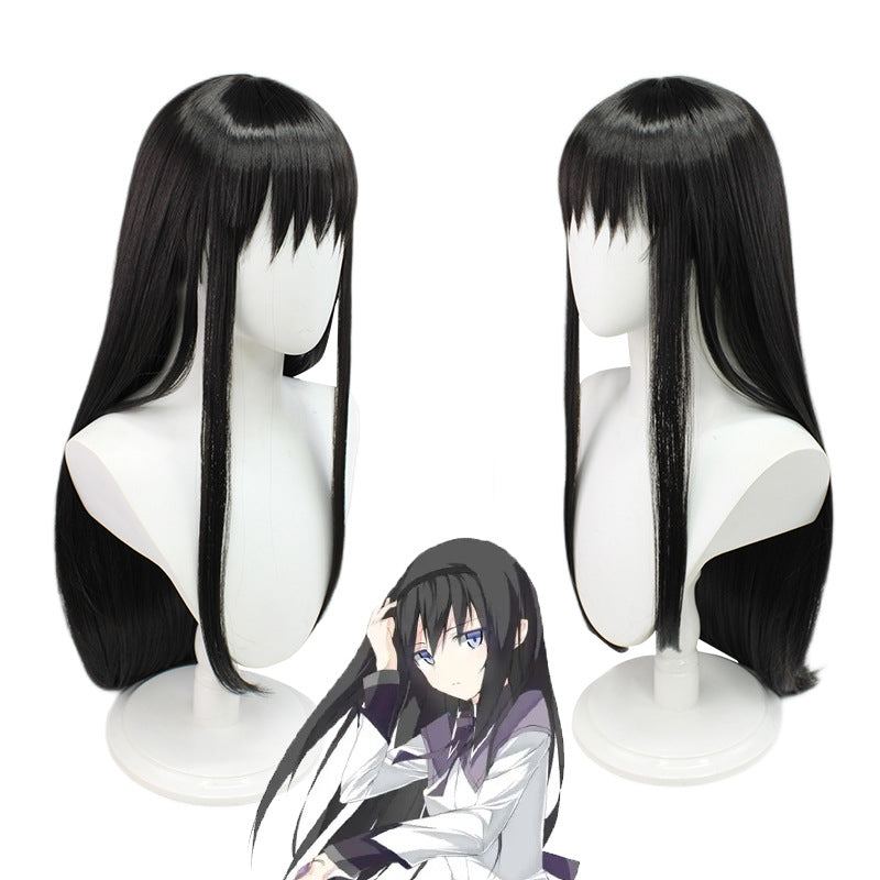 Art Magi Flame Fiber Anime Black Universal Long Cos Wig