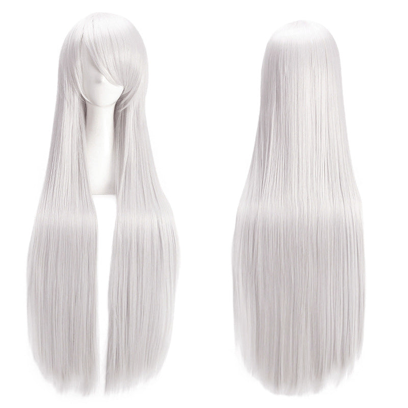 Classic Universal Color Hair Anime Fiber Long Straight Wig