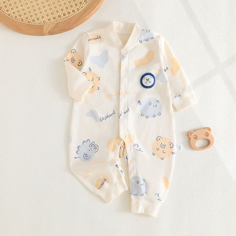 Class Clothes For Babies Cotton Boneless Long Jumpsuit, Climbing Suit