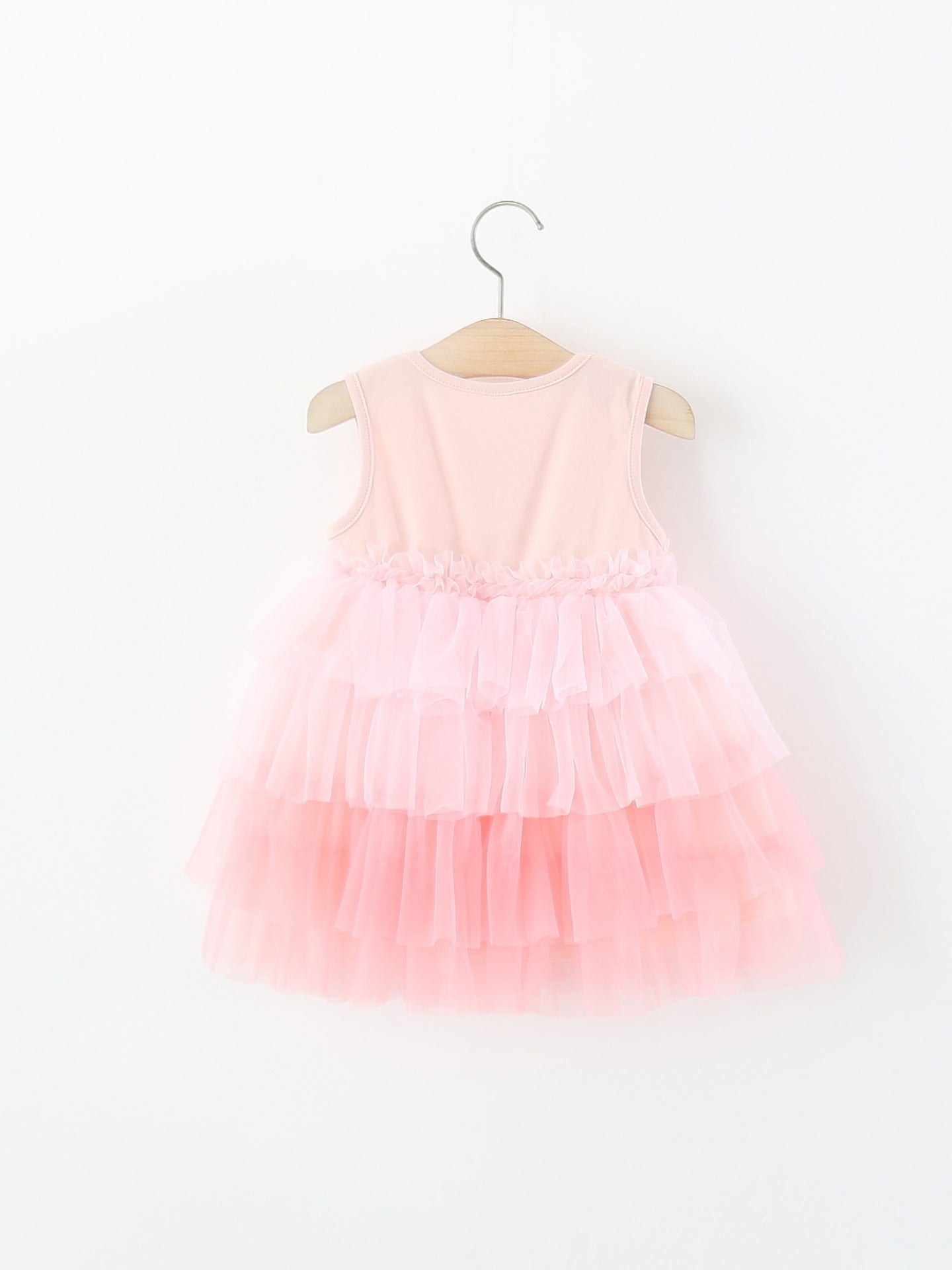 Children's Clothing Sleeveless One-piece Summer Gradient Color Tulle Children's Dress