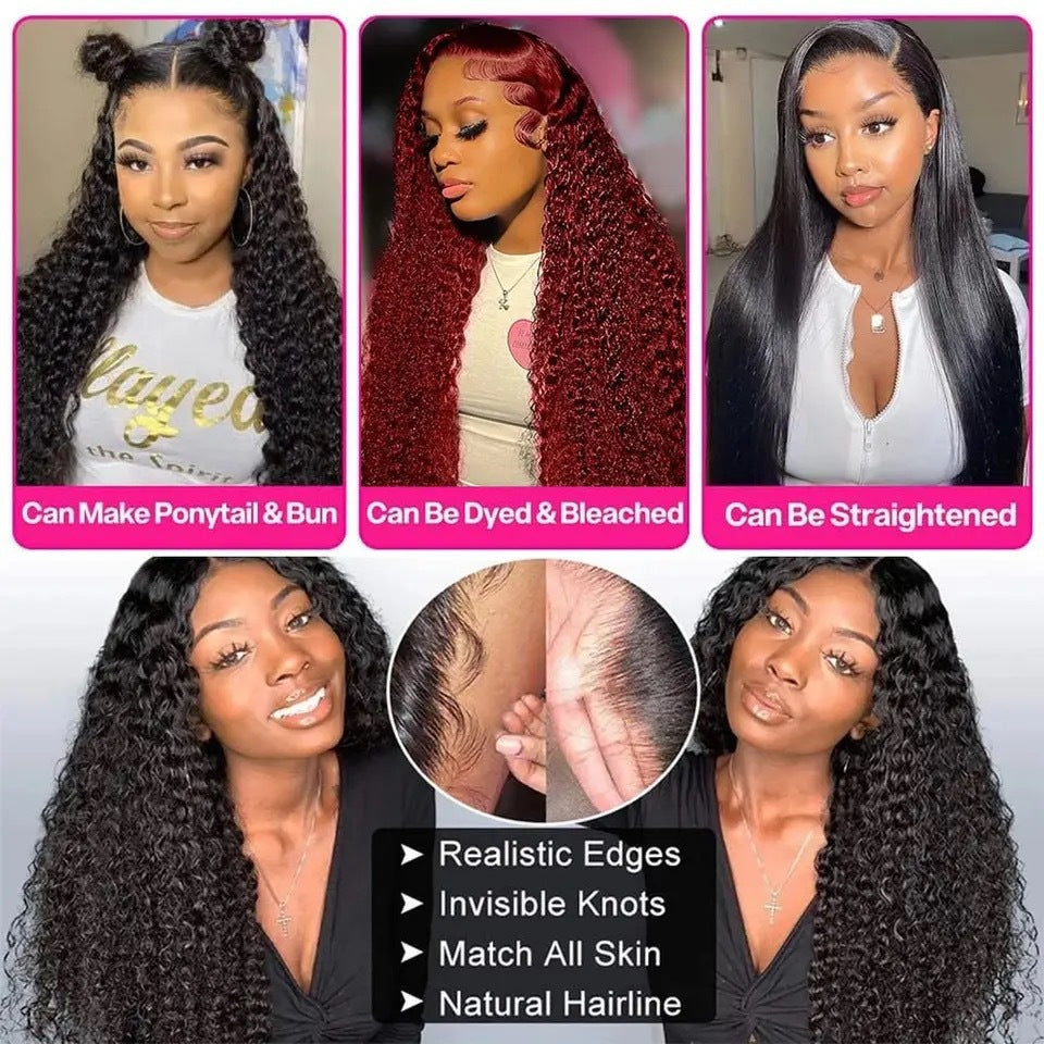 Head Cap Female African Ladies Front Small Wig Long Curls