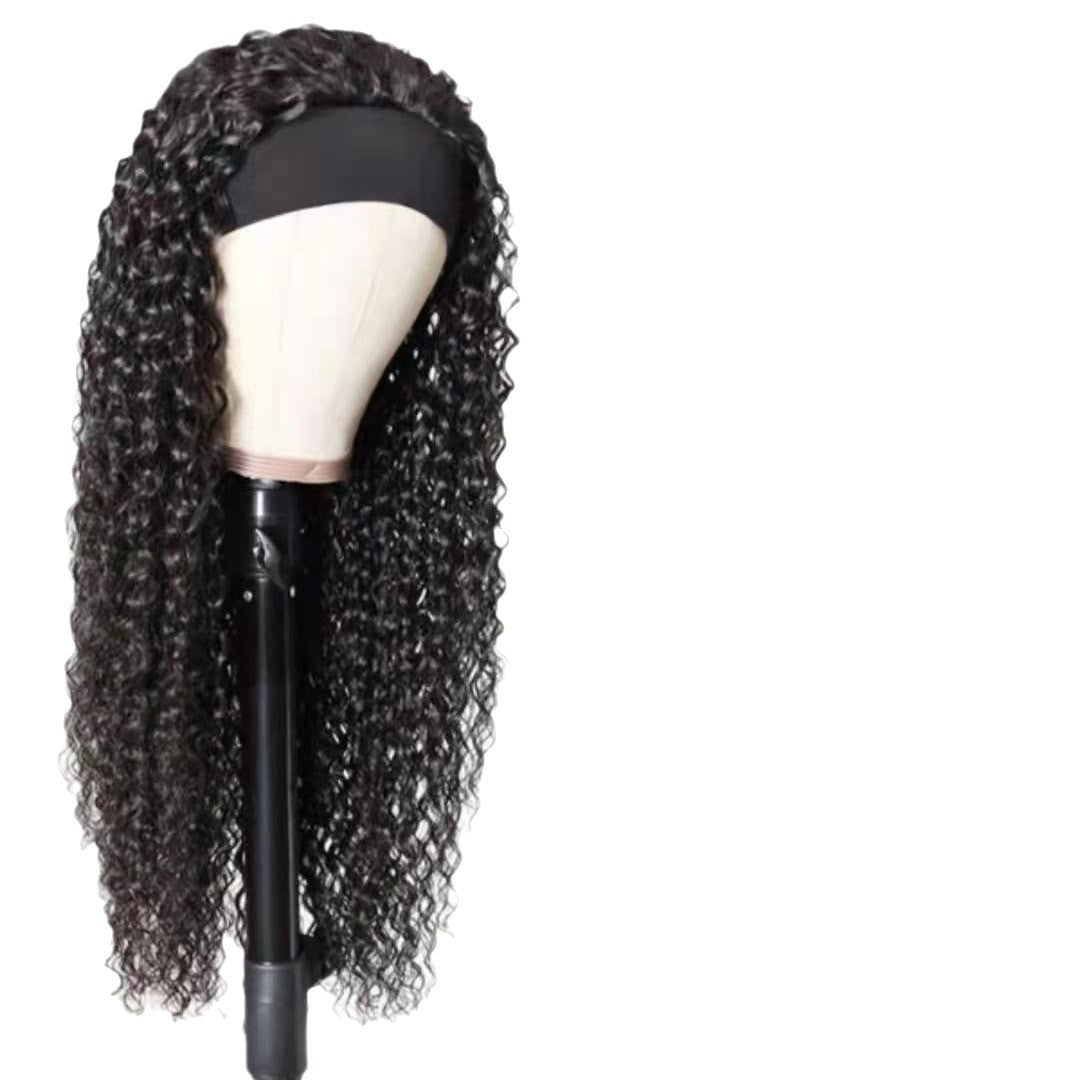 Women's Chemical Fiber Mop Head Cloth African Small Wig Short Curly Hair
