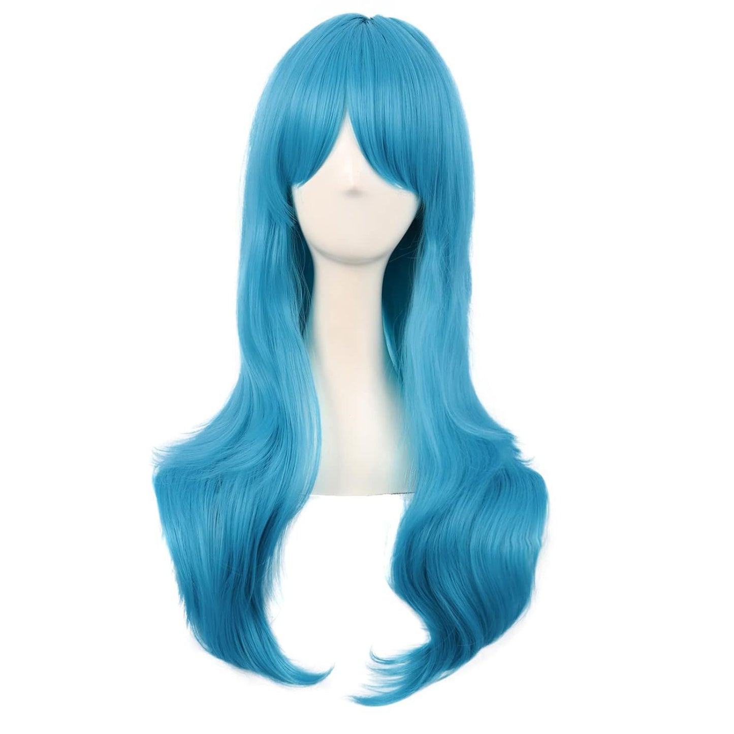 Colorful Long Curly Hair Anime Mermaid Cos Wig