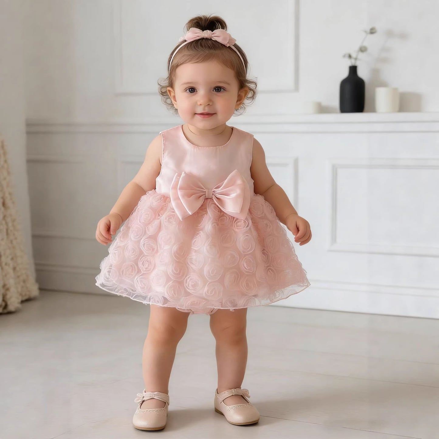 Casual Innovative Children's Vest Rose Princess Children's Dress