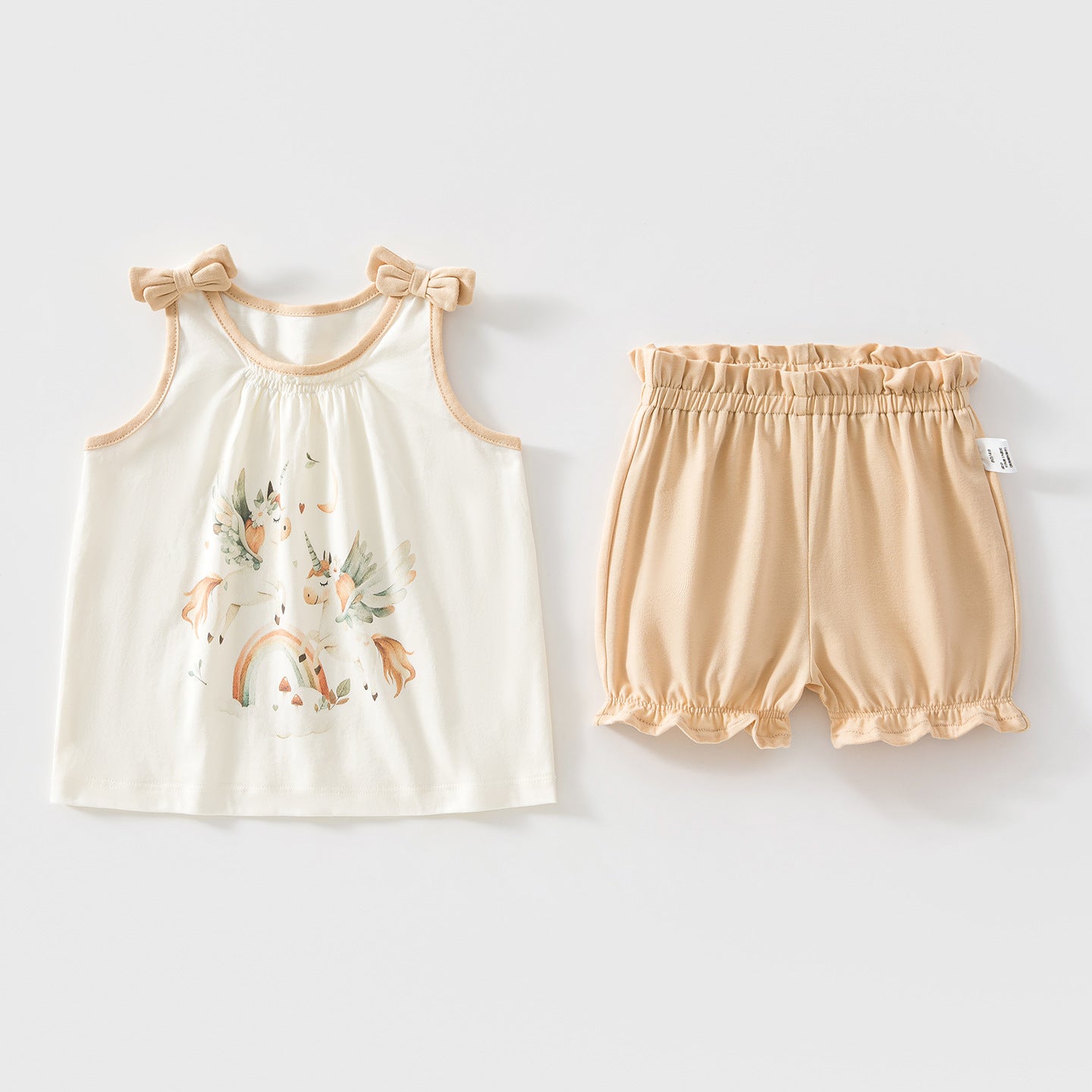Sleeveless Vest Pants Two-piece Set Fashionable Sweet Summer Children's Suit